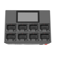Estación de Acoplamiento de 8 Ranuras con Pantalla de 7 Pulgadas, Compatible con Sistema Windows Integrado, 2TB, Gestión Múltiple para Cámaras Corporales