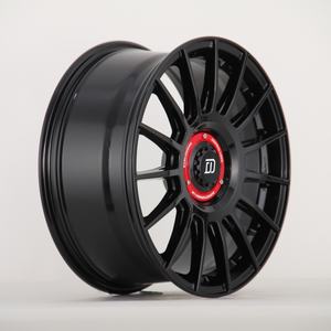 Gran oferta, ruedas 5x100 5x113, llantas de 17 y 18 pulgadas, ruedas de coche de pasajeros de aleación negra brillante para <span class=keywords><strong>VW</strong></span> <span class=keywords><strong>GOLF</strong></span> Mk6 Mk7 Mk8 <span class=keywords><strong>GTI</strong></span> - Product Image 5