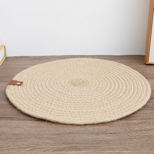 Linen placemats, heat-insulating <b>mats</b>, anti-scalding table <b>mats</b>, household coasters, <b>plate</b> <b>mats</b>, pot <b>mats</b>, thickened - Product Image 2