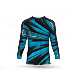 OEM Hombres 100% Poliéster Transpirable Tallas grandes Impresión Ropa deportiva Camisa de carreras Impresión de sublimación Camisetas de carreras con logotipos de equipos - Product Image 6