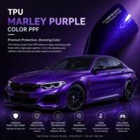 Film de protection de peinture (PPF) liquide brillant TPU Marley Purple pour voiture, film de changement de couleur de carrosserie auto-cicatrisant
