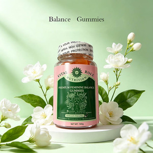 Vitamines gommeuses équilibrées pour femmes adultes, beauté, santé hormonale, immunité, multivitamines pour adolescentes et femmes - Product Image 4