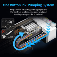 Impresora DTF de cabezal único del fabricante al por mayor, máquina DTF XP600, color blanco de una pasada, dimensiones de impresión A3 A5 automáticas, nuevo