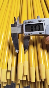 Pali di segnalazione stradale in fibra di vetro FRP lunghi 4FT (1,2 m) e 5FT (1,5 m) con punta, arancioni, riflettenti, di alta qualità, per segnaletica stradale e per spazzaneve - Product Image 6