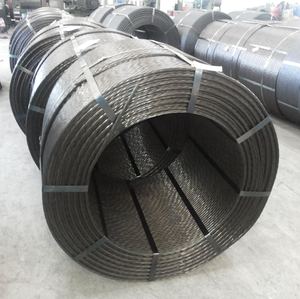 Brin en acier précontraint de relaxation à faible teneur en carbone Offre Spéciale à haute teneur en carbone 9.53mm 12.7mm pour les matériaux de construction en métal de maison précontraint - Product Image 6