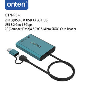 Lector de tarjetas Onten CF, SDXC y Micro SDXC, USB 3,2 Gen 1, más de 2, 2 y 3 unidades - Product Image 3