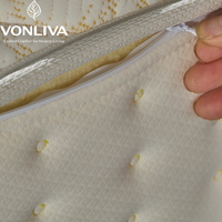 Matelas double VONLIVA en gros, matelas à ressorts ensachés de qualité supérieure, confortable et roulé pour un sommeil réparateur