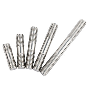 Vis à double extrémité en acier inoxydable à huit directions M3 M6 M8 M10 M24, tige filetée, grade B niveau 5.8 - Product Image 1