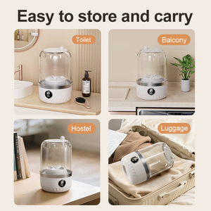 Mini <span class=keywords><strong>Lavadora</strong></span> Portátil Automática Multifuncional Todo en Uno <span class=keywords><strong>de</strong></span> Carga Superior para el Hogar, <span class=keywords><strong>Zapatos</strong></span>, Ropa Interior y Exteriores - Product Image 3