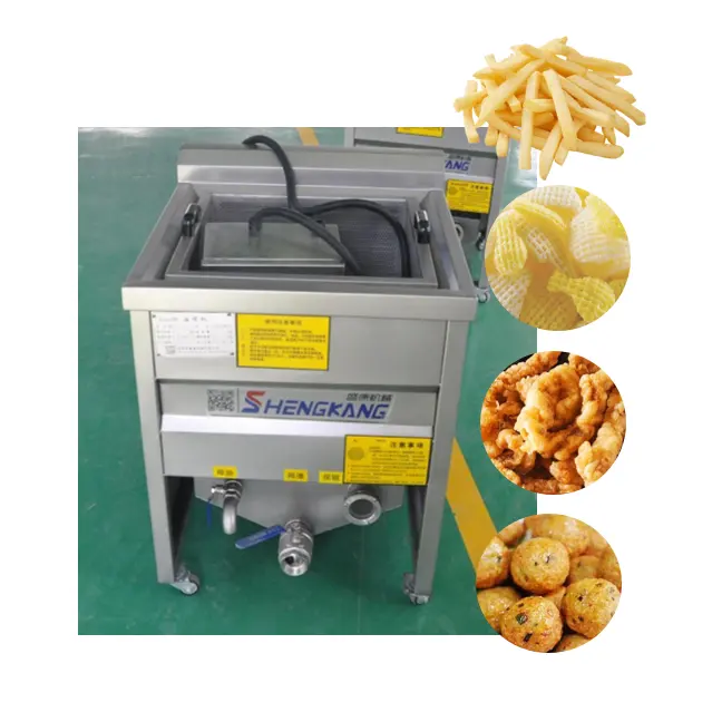 آلة قلي دجاج kfc، آلة قلي رقائق البطاطس، مقلاة عميقة تجارية لقلي النقط الدجاجية