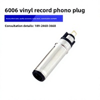 ZX Factory Direct Sales 6006 PBT Nickel-Plated Black Vinyl Tuning Fork Plug DC Plug Laptop Plug