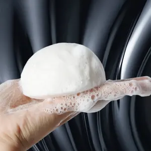 Hot Bamboo Charcoal Face Puff Round Cleanser Korean Bath Sponge Natural Konjac Facial Care Body Sponge Konjac Sponge