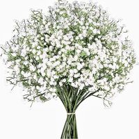 Bouquets de gypsophile blancs de haute qualité YM, fleurs artificielles au toucher réel, décoration de mariage et accessoires essentiels pour événements