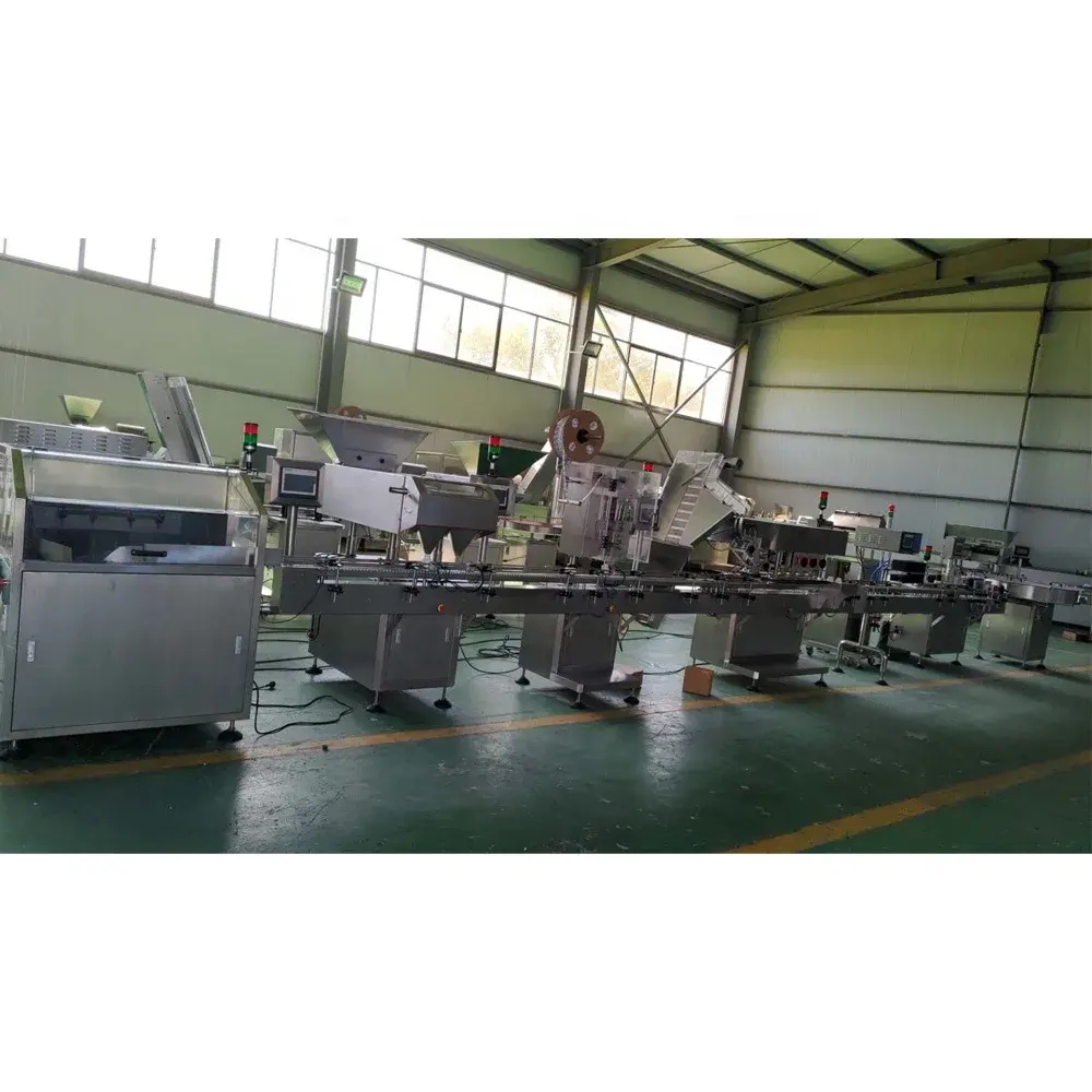 Ligne de production de comprimés de bouteilles pour produits chimiques Jianfeng Machine à table rotative en acier inoxydable