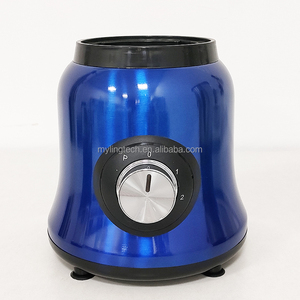 Frasco de vidrio 2 en 1, cuerpo inoxidable, potente licuadora eléctrica para triturar hielo, potente licuadora, mezclador eléctrico de frutas - Product Image 5
