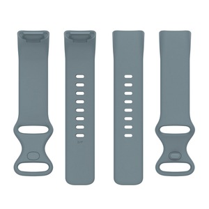 Bracelet de Sport souple de couleur unie, Bracelet de rechange pour <span class=keywords><strong>Fitbit</strong></span> Charge 5, Bracelet de <span class=keywords><strong>montre</strong></span> en Silicone de <span class=keywords><strong>Style</strong></span> officiel - Product Image 6
