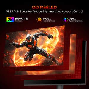 Koorui 27 "mini-led IPS Bảng điều chỉnh 200Hz chơi game màn hình, <span class=keywords><strong>1440p</strong></span> Màn hình máy tính, HDR 1000 hiển thị, s2721pm - Product Image 4