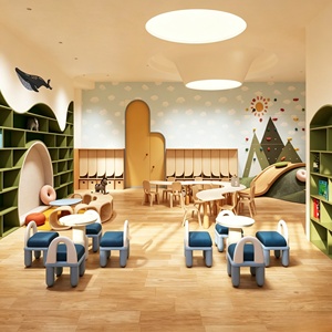 Kindergarten Furniture interior design Full Room Customization Classroom One stop commercial Shop Decoration Renovation - Product Image 2