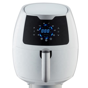 Freidora de Aire Redonda de 5.5L con Pantalla Táctil Inteligente y Contenedor de Aceite Desmontable, Sin Aceite - Product Image 1