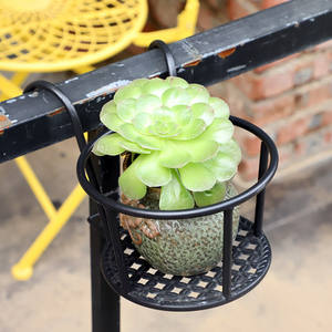 P428 Jardinières suspendues modernes de luxe en fer durable pour clôture métallique - Product Image 2