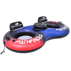Nhiệm vụ nặng nề Inflatable 2 người sông Float Ống bè với Cooler - Product Image 1