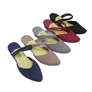 Sandales en PVC sans talon pour femmes, chaussures artisanales à la mode, nouvelle collection