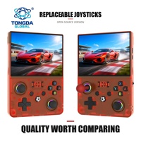Konsol Game Klasik Multiplayer Online WiFi R36MAX2 Layar 4.5 Inci Baru, Set Hadiah Permainan Genggam Retro Keluarga