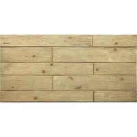 Panneau mural en pierre PU imitation bois de bateau ancien, facile à installer, adapté à l'intérieur et à l'extérieur, ignifuge et imperméable
