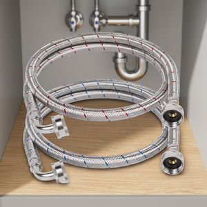 Tuyau d'arrivée d'eau tressé à double ligne - Product Image 3