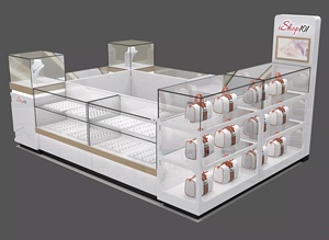 Cửa Hàng Đảo <span class=keywords><strong>Showcase</strong></span> Đồ Trang Sức Trang Sức Kiosk Đối Với Mall Nhỏ Bằng Gỗ Mall Kiosk Thiết Kế - Product Image 6