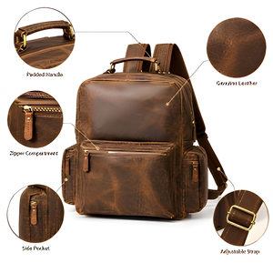 Bolso Bandolera Hecho a Mano de Otro Material, Bolso Pequeño para Portátil, para Oficina, Trabajo, Viajes, Unisex, de Negocios, con Correa de Hombro - Product Image 2