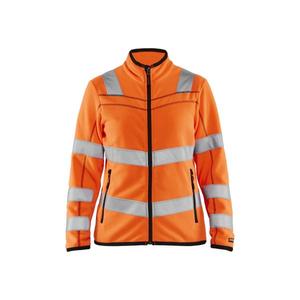 BLAKLADER - 496610105300XL Women's <b>Hi</b>-<b>Vis</b> microfleece <b>jacket</b> <b>Orange</b> - EAN 7330509646519 <b>HI</b>-<b>VIS</b> WORKWEAR - Product Image 1