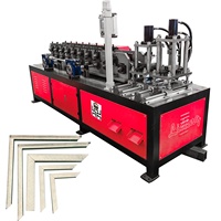 Machine de profilage rapide pour cadre de registre à profil C multi-tailles avec PLC pour la production de registres HVAC