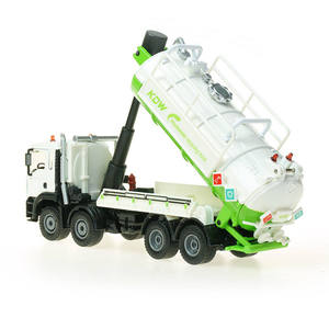 Modellino di <span class=keywords><strong>Camion</strong></span> per il Recupero delle Acque Reflue in Metallo 1:50 con Logo Personalizzato, Veicolo <span class=keywords><strong>Giocattolo</strong></span> per Bambini in Lega, Modello di <span class=keywords><strong>Camion</strong></span> per la Raccolta delle Acque Nere - Product Image 5