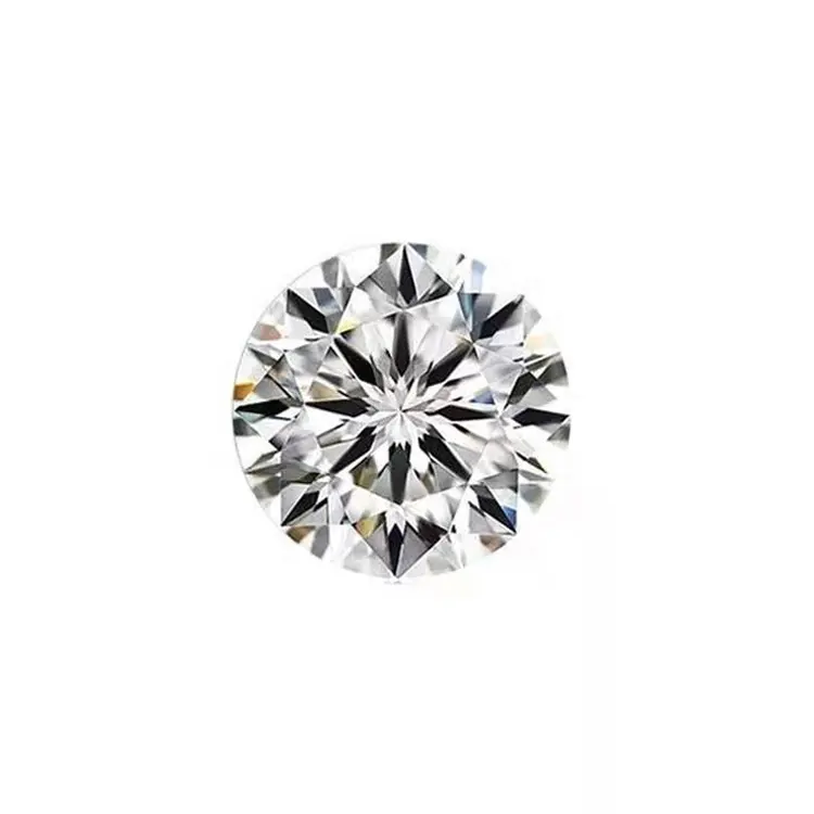 Redleaf Jewelry Prix de gros 5A zircon blanc rond taille brillant cz pierre zircone cubique