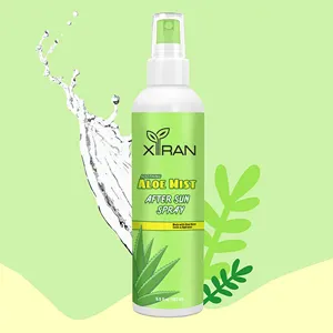 Güneşten sonra yatıştırıcı nemlendirici Aloe Vera jel ve sprey % 100% doğal organik sonra güneş onarım Aloe Vera jel bebekler çocuklar için