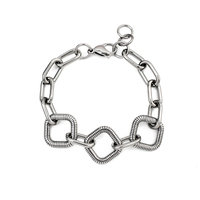 Collier chaîne cubaine tendance couleur or pour femmes et hommes, collier ras du cou minimaliste cubain couleur argent style hip-hop, bijoux très prisés