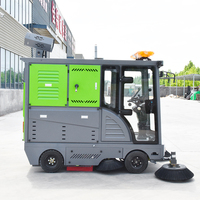Prix direct usine Nouvelle balayeuse autoportée lithium-ion haute pression pour voirie, balayage et pulvérisation d'eau 20000m²/h 4-6H