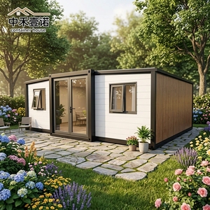Casa Modular Prefabricada Ecológica, Resistente al Viento y al Agua, con Estructura de Acero Galvanizado - Product Image 1