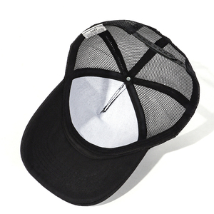 רשת ספורט רשת כובעים סיטוניים יוניסקס מתכווננת 5-פאנל קטיפה כובע מרוקר רשת משלוח מהיר עם כובעי בייסבול לוגו - Product Image 6