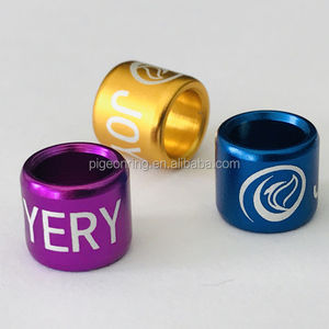 Cincin Merpati Lurus Aluminium Kualitas Tinggi Cincin Burung Pita Kaki Unggas Cincin Ayam - Product Image 3