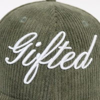 Gorra de Béisbol Unisex de Pana con Bordado Personalizado para Invierno y Otoño, Estilo Europeo, de Gran Venta, para Hombre y Mujer