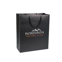Grand A3 Taille Adapté Aux Besoins Du Client De Papier De Luxe Boutique Sacs Avec Logo Or