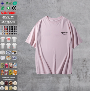 Camisetas de Hombre de Alta Calidad en Poliéster/Algodón, Corte Holgado, Color Personalizado, Tejido de Punto Transpirable y Ligero, Precios al por Mayor - Product Image 1