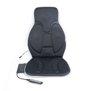 Housse de siège de voiture de Massage, <span class=keywords><strong>coussin</strong></span> <span class=keywords><strong>chauffant</strong></span> pour le cou et le dos, vibrateur électrique, livraison gratuite - Product Image 1
