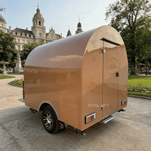 Multifunctional Mobile Food Trailer with Full Kitchen Equipment Snack Food Vending Cart Rust Resistant Outdoor Use - Product Image 3