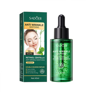 Sérum <span class=keywords><strong>anti</strong></span>-rides apaisant à la centella asiatica et au rétinol de haute qualité, soin de la peau du visage - Product Image 5