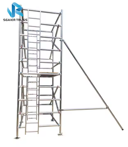 Trung Quốc Nhà Sản Xuất Dễ Dàng Di Động Nhôm Thang 6M Giàn Giáo Tháp Cho Xây Dựng Xây Dựng - Product Image 5
