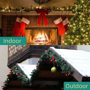 Guirlande de Noël Artisanale en PVC Vert de Luxe, 1,8m/2,7m, Vente en Gros Usine, Décoration Intérieure pour Mariages - Product Image 4