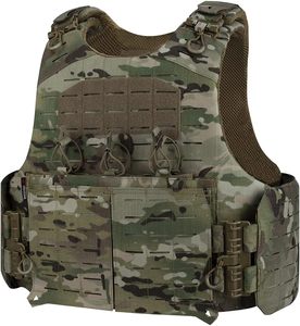 Spoir Modieus Lichtgewicht Polyester Tactisch <span class=keywords><strong>Vest</strong></span> Snel Ontgrendelbaar Verstelbaar Buiten <span class=keywords><strong>Vest</strong></span> met Rits - Product Image 2